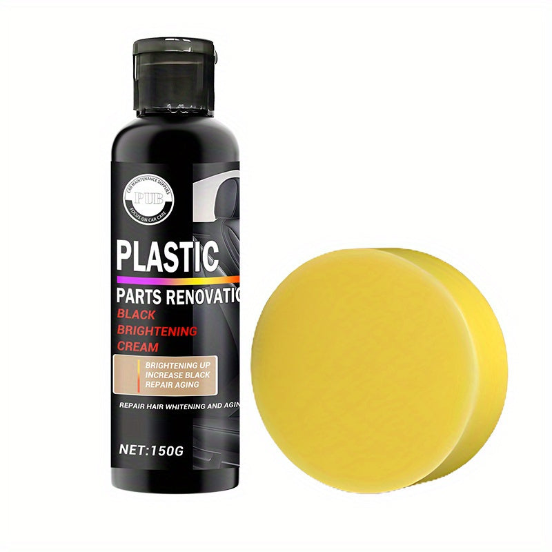 Renewal Wax - Deep Shine & Brightening for Dashboard, Bumper, Seats & Tire