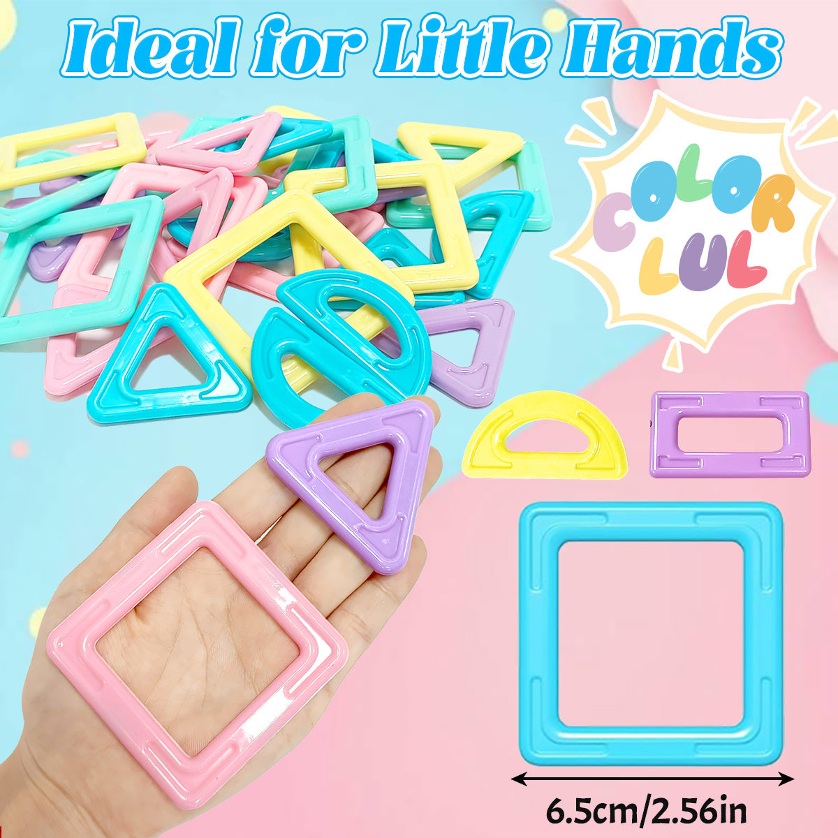 Big Magnetic blocks for kids educational toy