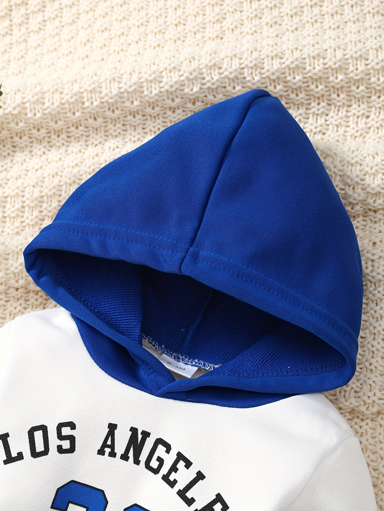 Boys' 'LOS ANGELES 28' Hooded Romper & Joggers Set - Sporty