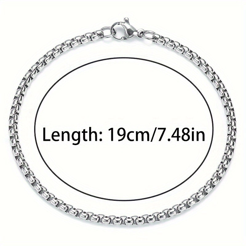 6pcs/set Stainless Steel Bracelets