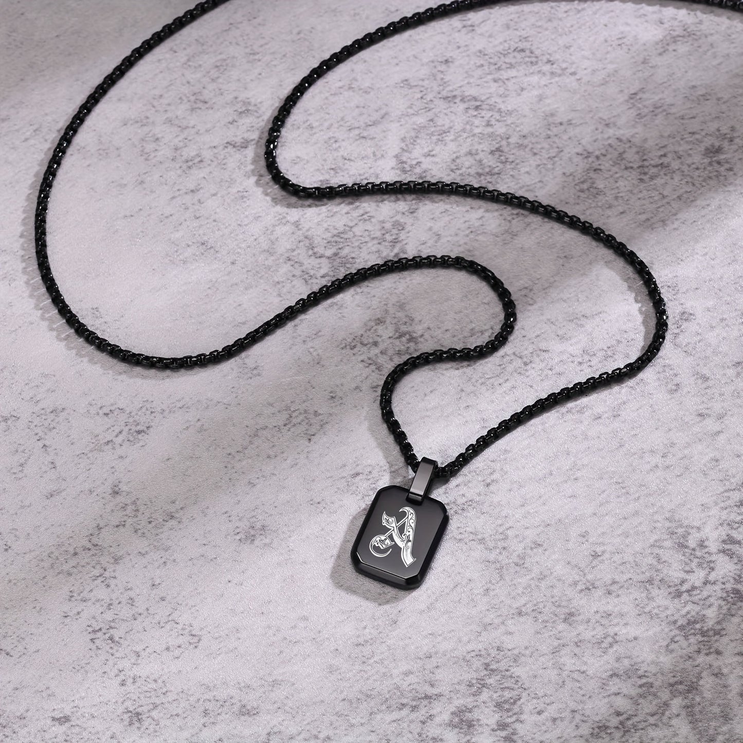 Letter Necklace Pendant, Stainless Steel Fashion Butterfly