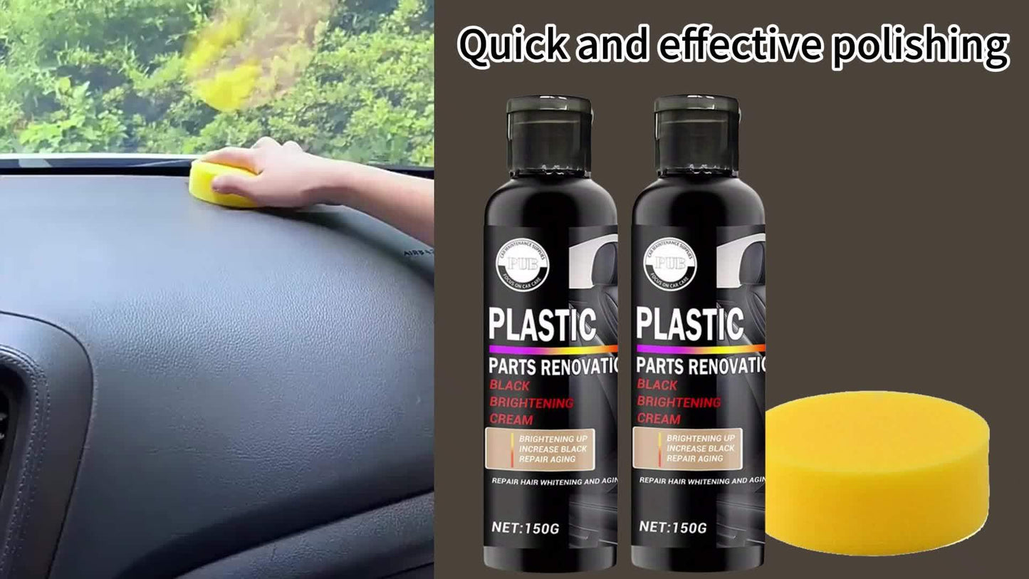 Renewal Wax - Deep Shine & Brightening for Dashboard, Bumper, Seats & Tire