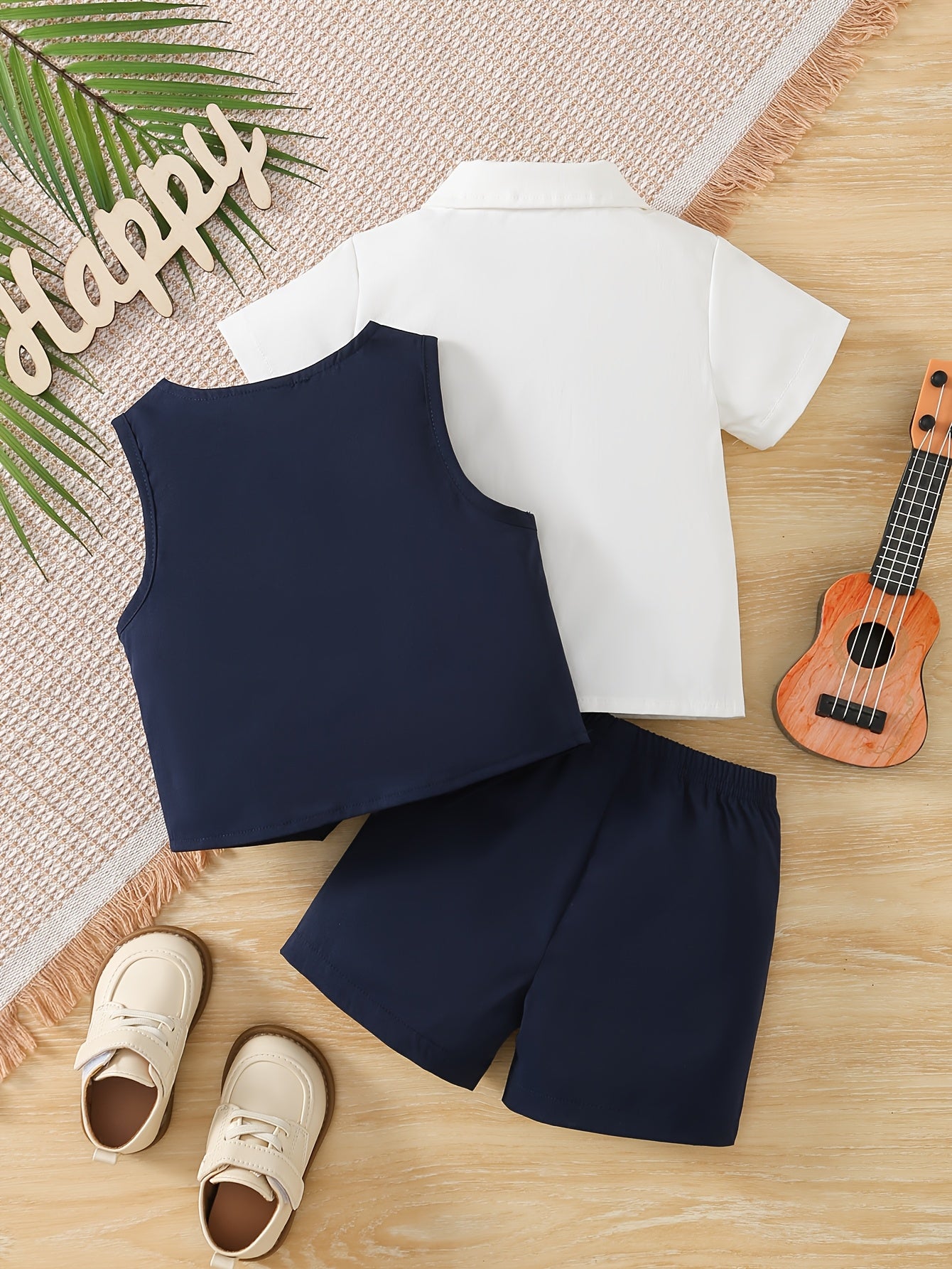 Three piece set Casual Shorts Summer