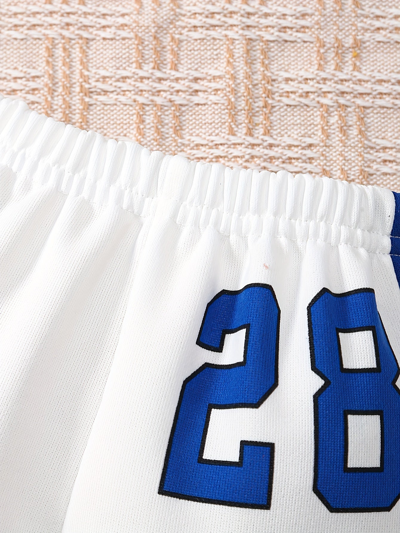 Boys' 'LOS ANGELES 28' Hooded Romper & Joggers Set - Sporty