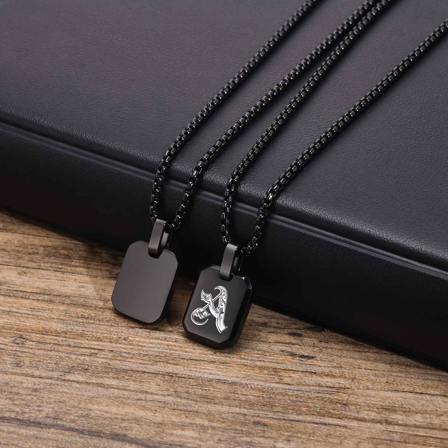 Letter Necklace Pendant, Stainless Steel Fashion Butterfly