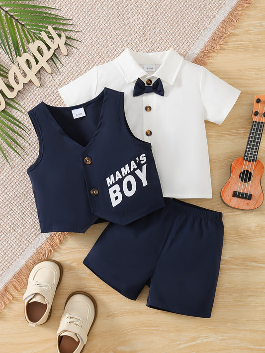 Three piece set Casual Shorts Summer