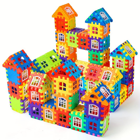 Educational DIY Assembly Toys .50 to 100 pcs of Construction Blocks