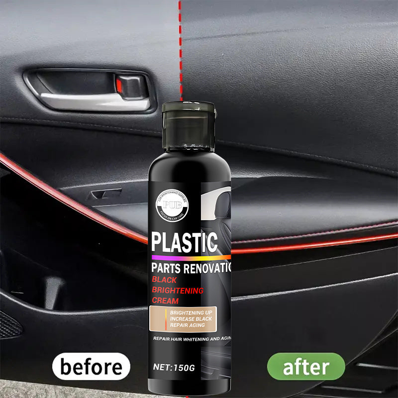 Renewal Wax - Deep Shine & Brightening for Dashboard, Bumper, Seats & Tire