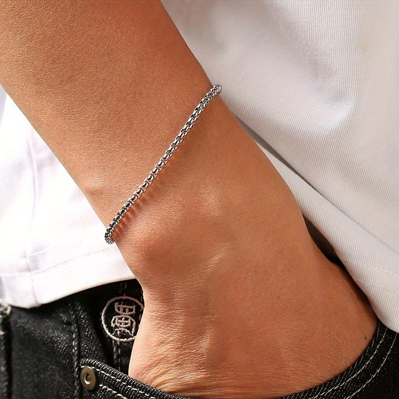 6pcs/set Stainless Steel Bracelets