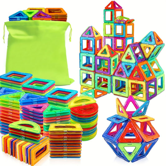 Magnetic Blocks Building Toys for Youngsters,Big Size Magnet STEM Toys Learning Educational Constructor Set