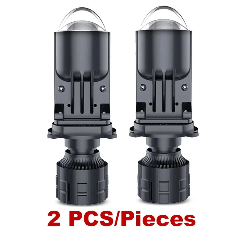 H4 Bi LED Projector Lens 28000LM 160W Car Headlight Bulbs H4 9003 Hi/Lo Beam Projector Lens Canbus Auto Headlight LHD 12V 24V