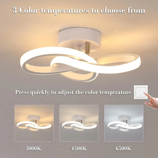 LED Ceiling Light, Modern Ceiling Lamp 20W 2200LM White