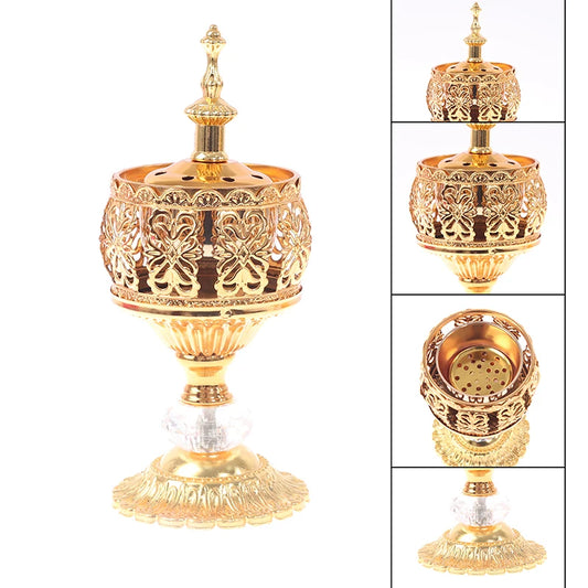 Middle East European Creative Lace Incense Burner Metal Craft Ornaments
Arabic Incense Burner