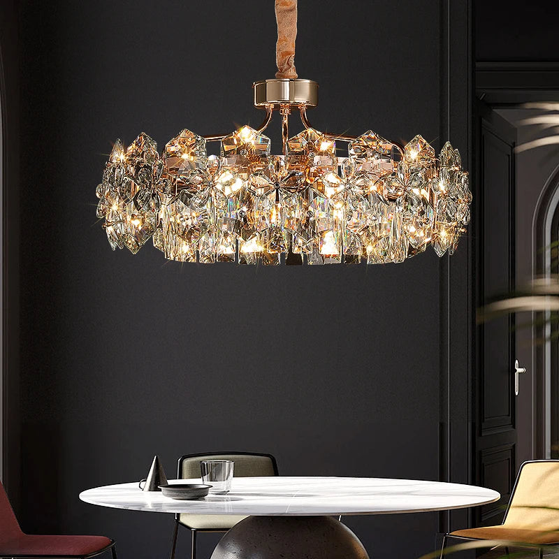 Modern Crystal Chandelier Living Room Home Decor Items