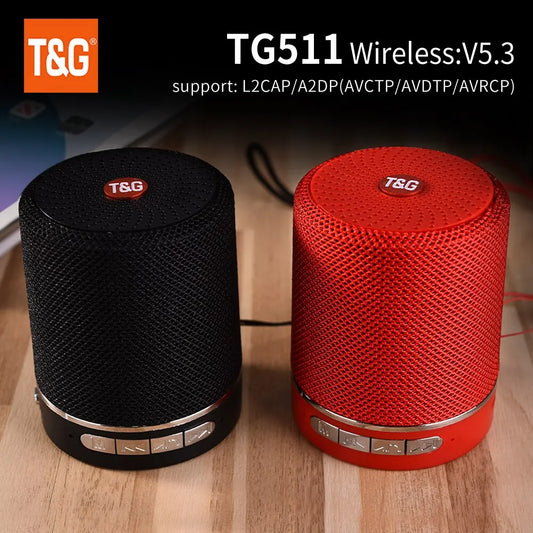 Speaker TG511 Portable Mini Wireless Bluetooth 5.3 Soundbar Subwoofer Outdoor