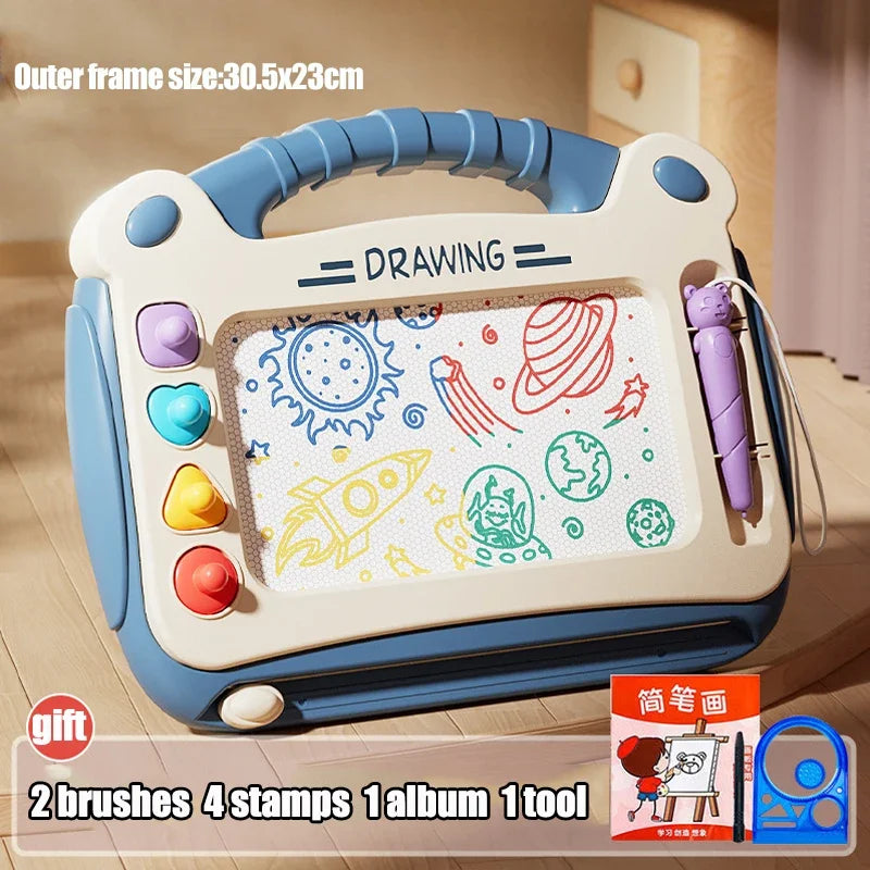 Children Cartoon Drawing Board Baby Puzzle Magnetic Writing Board Toy s