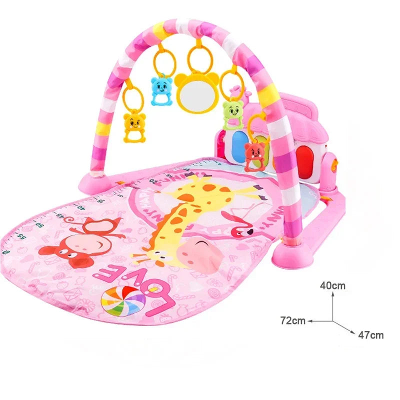 Baby Activity Education 0-12 Months Toy Gifts Musical Newborn Piano Keyboard Crawling Blanket Pedal Play Mat