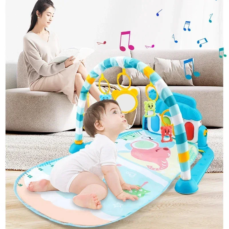 Baby Activity Education 0-12 Months Toy Gifts Musical Newborn Piano Keyboard Crawling Blanket Pedal Play Mat