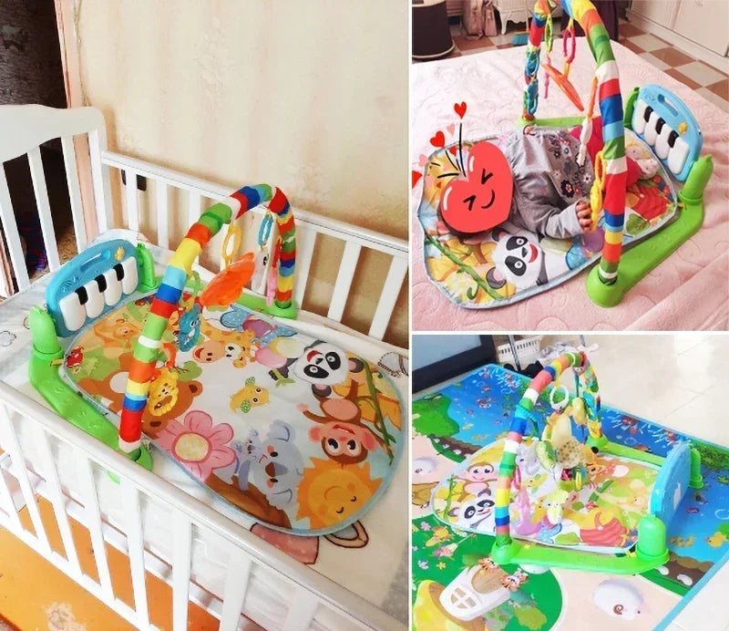 Baby Activity Education 0-12 Months Toy Gifts Musical Newborn Piano Keyboard Crawling Blanket Pedal Play Mat