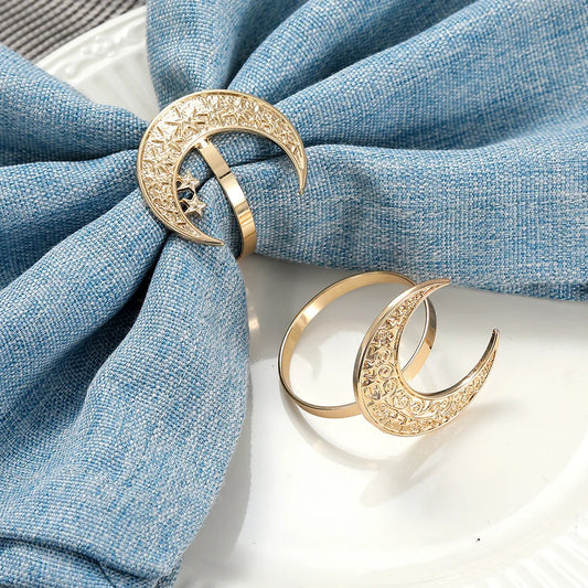 Metal Napkin Rings Ramadan ( moon )