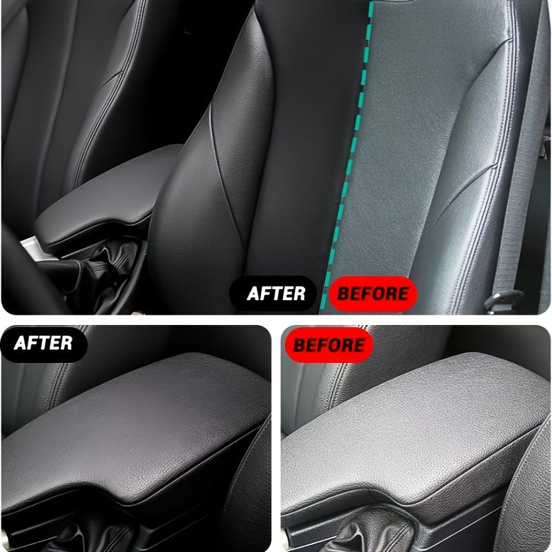 Plastic Restorer Wax - Car Scratch Repair & Shine Restoration for Tires, Black Interior & Dashboard