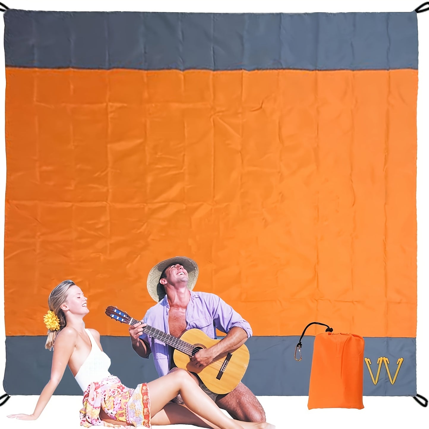 1pc Waterproof Sandproof Beach Blanket,