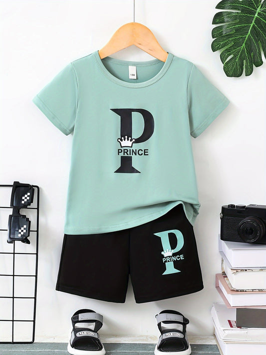 Boys' Casual  T-Shirt And Short