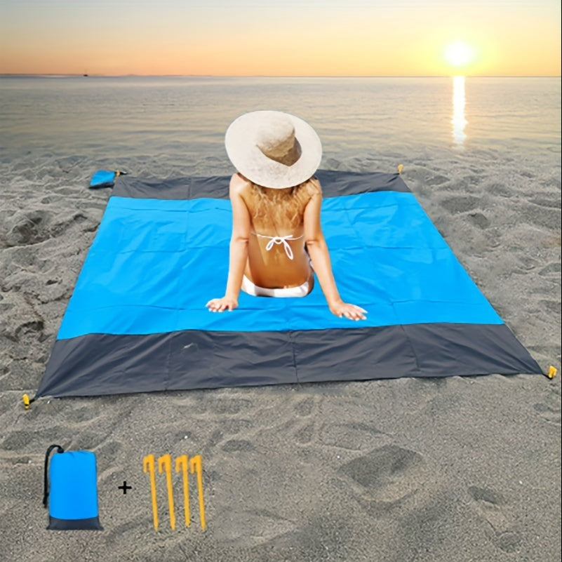 1pc Waterproof Sandproof Beach Blanket,