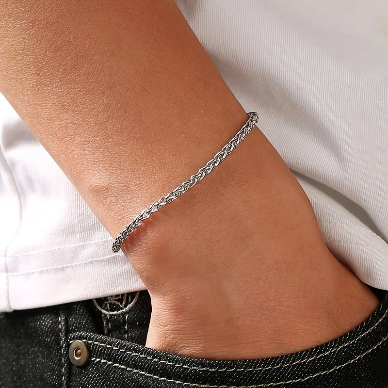 6pcs/set Stainless Steel Bracelets